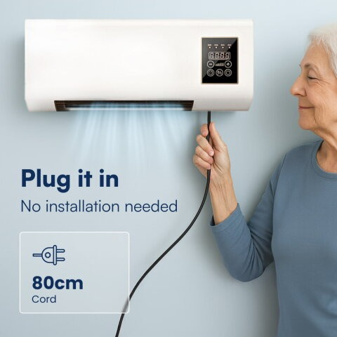 Two-in-one wall-mounted air conditioner
