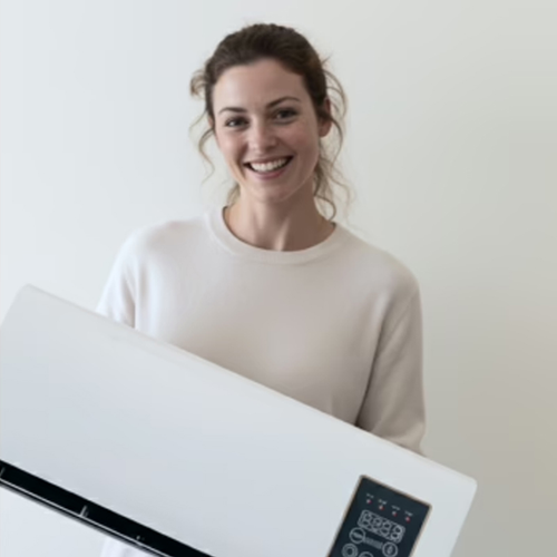 Two-in-one wall-mounted air conditioner