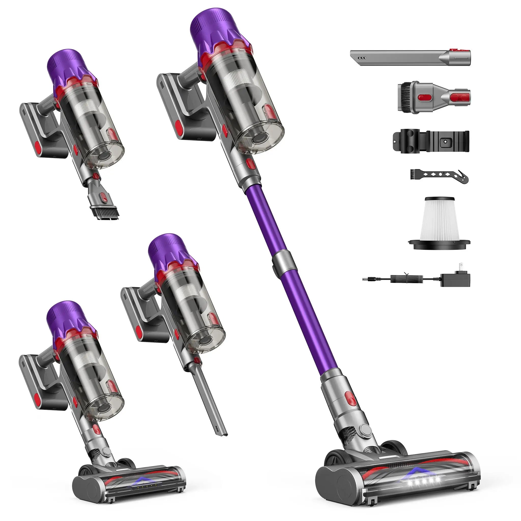 Cordless Vacuum Cleaner — 45-Min Runtime & 33,000 Pa Suction