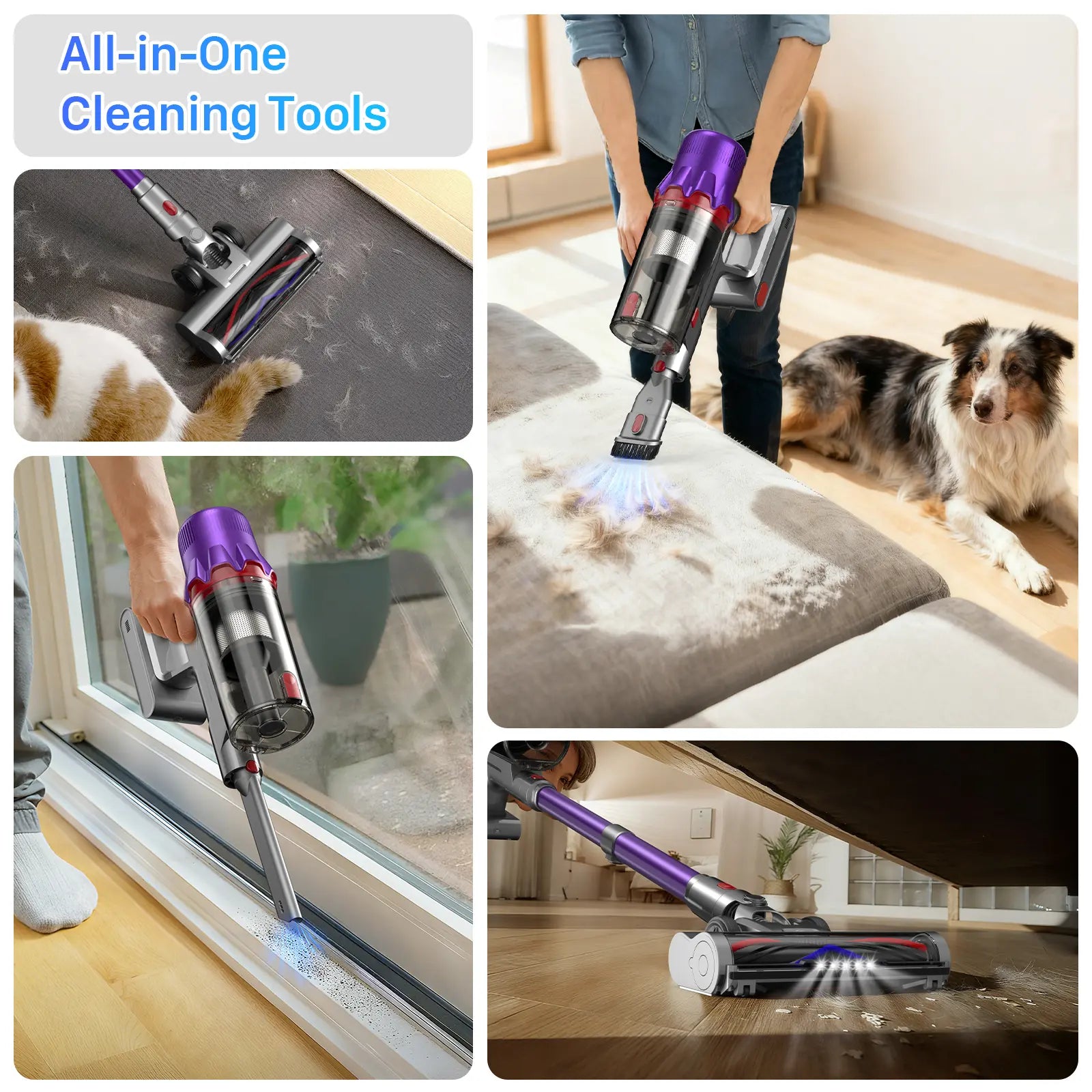 Cordless Vacuum Cleaner — 45-Min Runtime & 33,000 Pa Suction