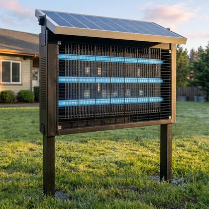The Solar Bug Zapper For Bug-Free Outdoor Nights