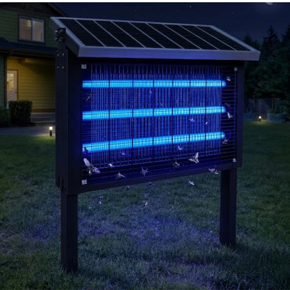 The Solar Bug Zapper For Bug-Free Outdoor Nights