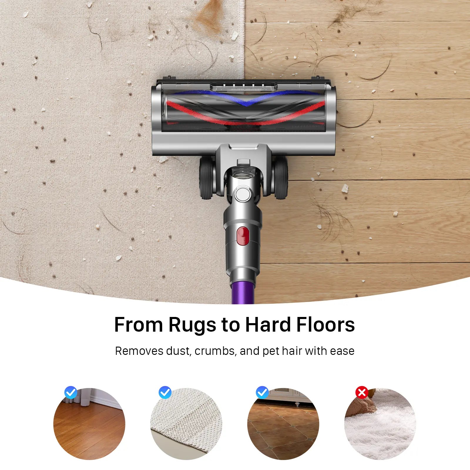 Cordless Vacuum Cleaner — 45-Min Runtime & 33,000 Pa Suction