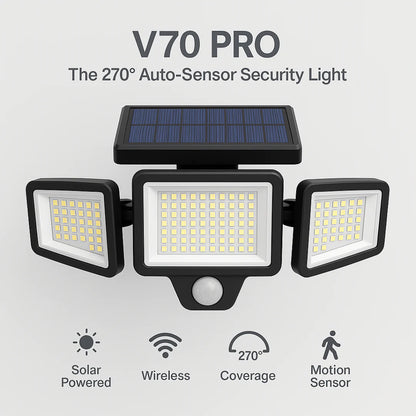 V70 PRO | The 270° Auto-Sensor Security Light