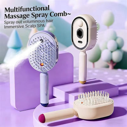 Lumé Air Spray Comb | Einmal gleiten. Sprühen, Entwirren, Glanz – Fertig.