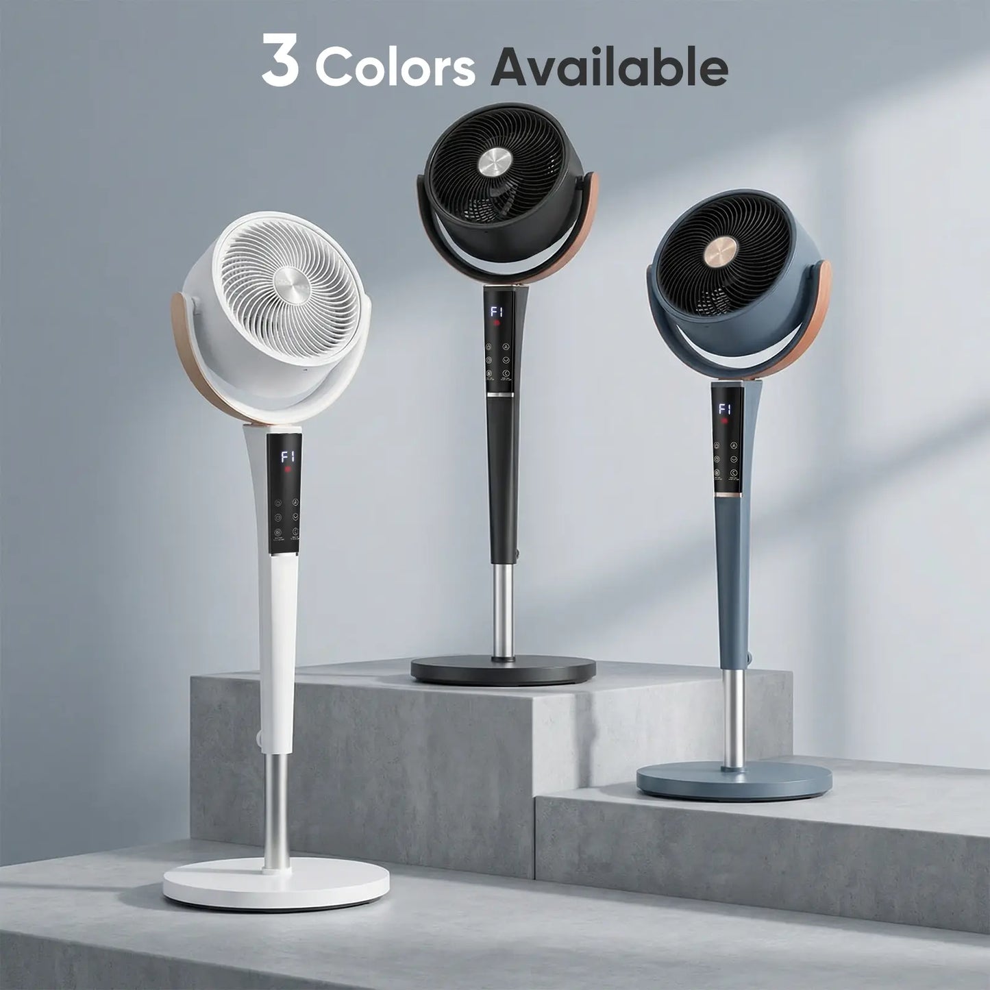 EslicerPro 120° Oscillating Standing Bedroom Fan