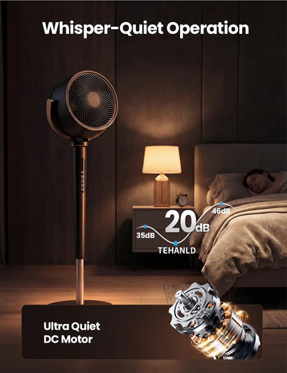 EslicerPro 120° Oscillating Standing Bedroom Fan